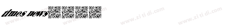 times news字体转换
